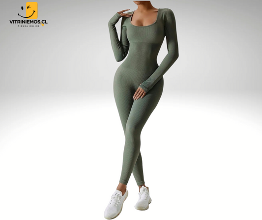 Mono Enterito Largo Talla: M (Verde)
