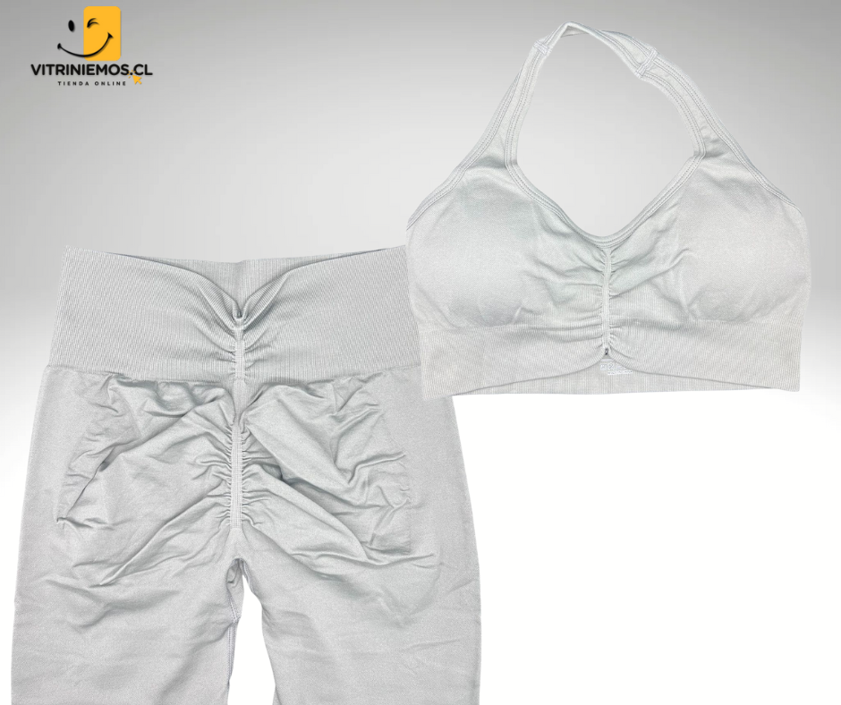 Conjunto Deportivo Mujer Talla: (S-M) Blanco